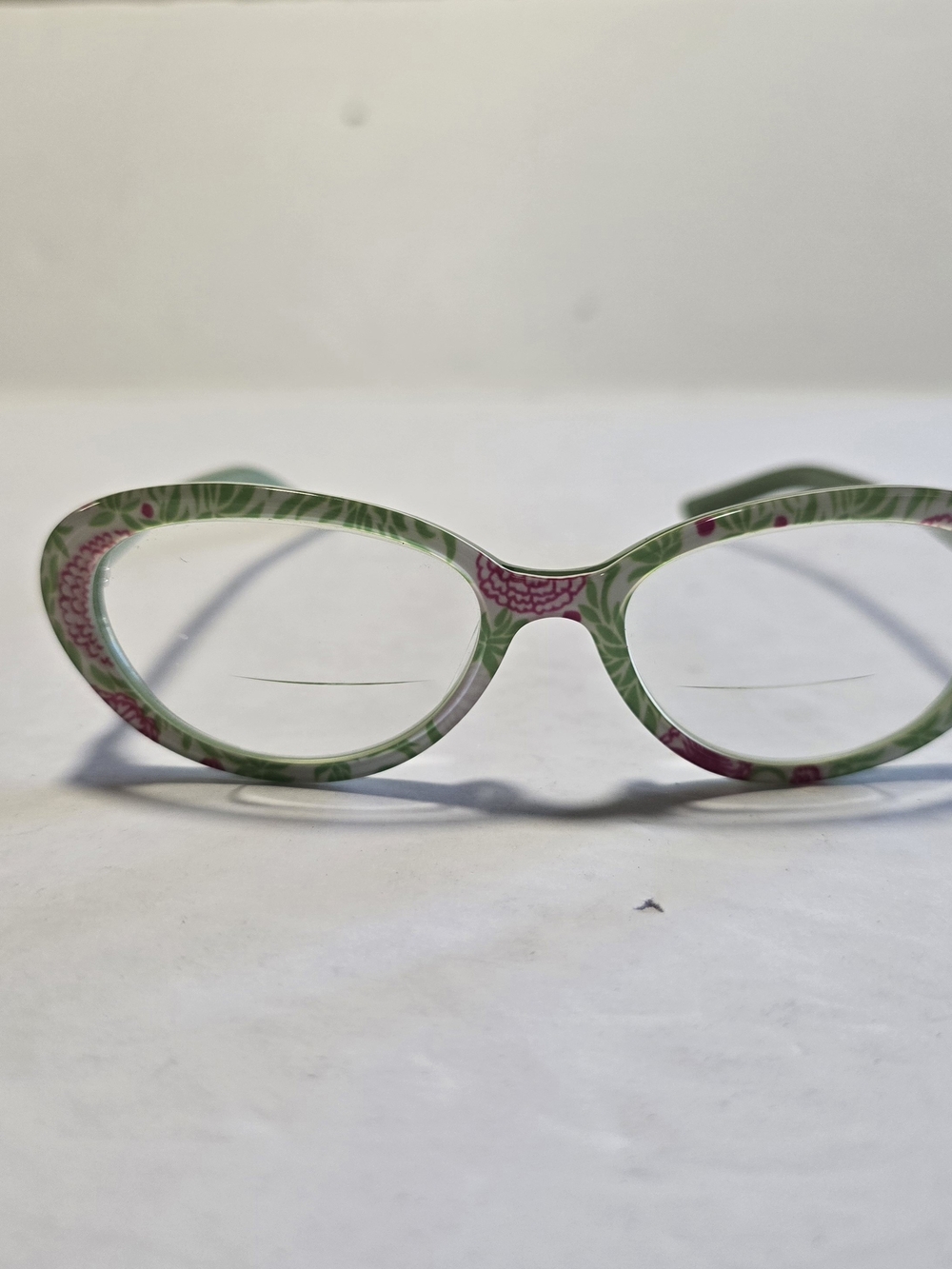 Lilly Pulitzer Eyeglasses MIMSIE LL 51-17-135 Green Floral Cat Eye Womens